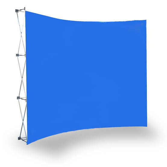 Curved Banner Wall Single Sided