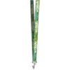 Crocodile Clip Double-Sided Sublimation Petersham Lanyard
