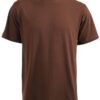 2025/10/5B8BR195D_180gKidsUnisexT-Shirt28Chocbrown2C9-1029.jpg Kids Short Sleeve 180g Crew Neck T-Shirt