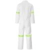 Safety Polycotton Boiler Suit - Reflective Arms & Legs - Yellow Tape