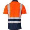 2025/11/ALT-1402-O-GHBK_1024X1024.jpg Surveyor Two-Tone Hi-Viz Reflective Golf Shirt